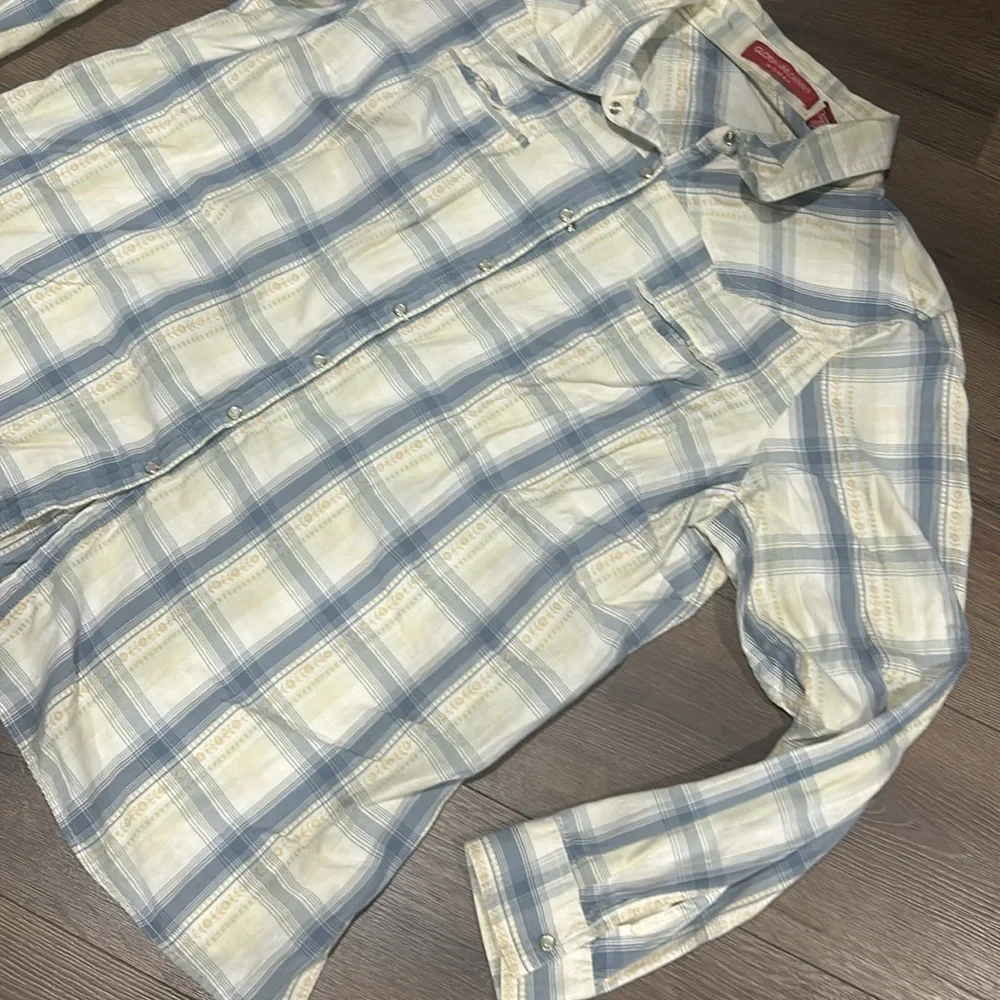 Gloria Vanderbilt 2X western shirt